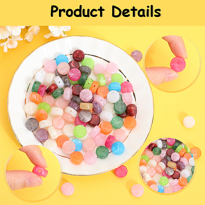 100Pcs Imitation Gemstone Acrylic Beads OACR-SP0001-05A-1