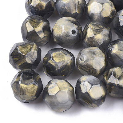 Acrylic Beads SACR-S302-08B-1