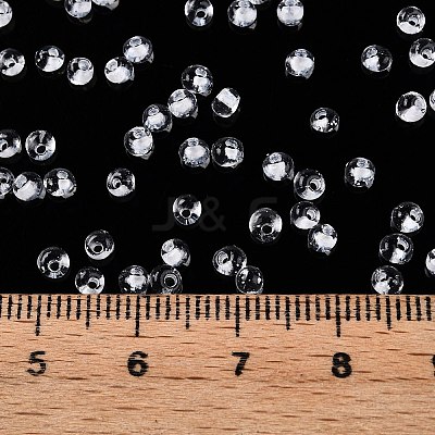 8/0 Inside Colours Transparent Glass Seed Beads SEED-T007-06B-1