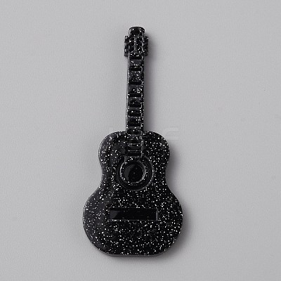 Acrylic with Glitter Powder Big Pendants MACR-TAC0003-06E-1