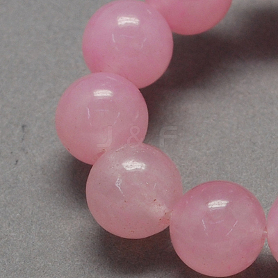 Natural White Jade Bead Strands G-R165-12mm-22-1