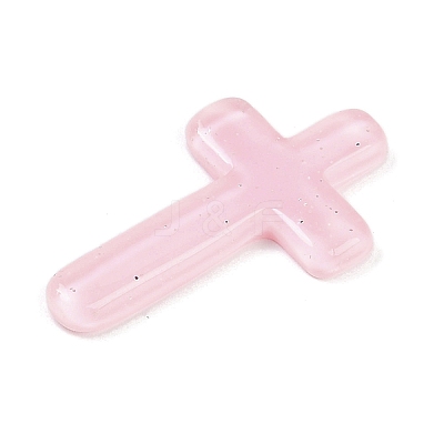 Cross Resin Cabochons RESI-Q014-04D-1