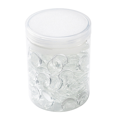 Transparent Glass Cabochons GGLA-CD0001-01-1