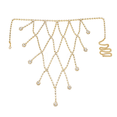 1Pc Crystal Rhinestone Shouder Chain Strap AJEW-HY0001-36-1