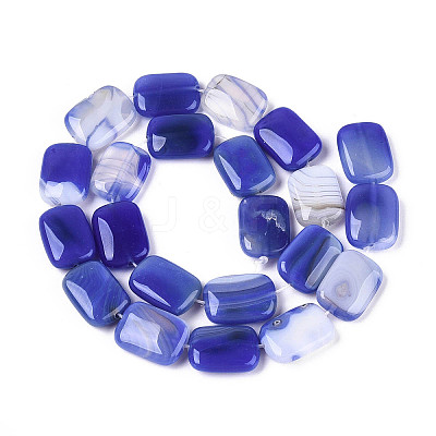 Natural Agate Beads Strands G-N356-03A-07-1