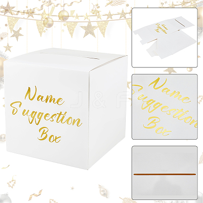 1 Set Party Paper Name Suggestion Card Boxes CBOX-SP0001-03-1