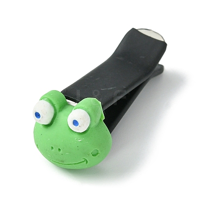 Frog Shape Opaque Resin Car Air Vent Clips JEWB-BR00151-02-1