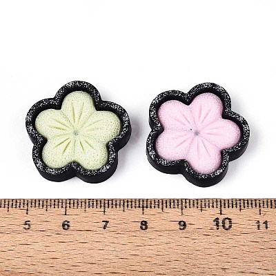 Sakura Opaque Resin Cabochons CRES-T025-29M-1