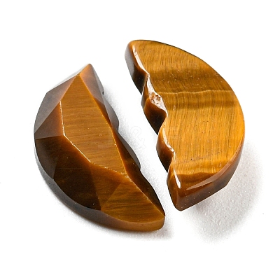 Natural Tiger Eye Butterfly Wing Cabochons G-D078-02A-1