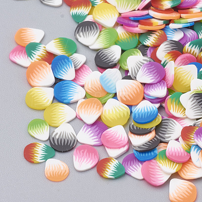 Handmade Polymer Clay Cabochons X-CLAY-T011-08-1