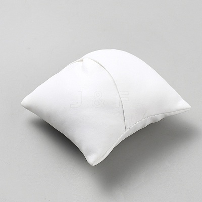 PU Leather Bracelet Pillow Jewelry Displays BDIS-WH20001-02B-1