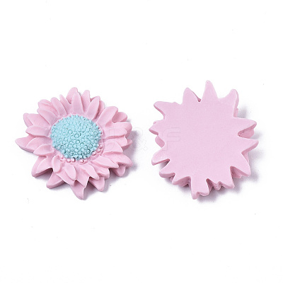 Opaque Resin Cabochons LS-CRES-T022-17E-1