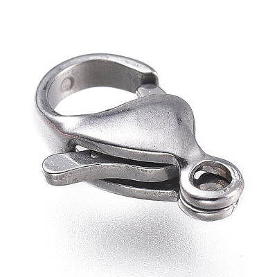 Tarnish Resistant 316 Surgical Stainless Steel Lobster Claw Clasps STAS-M281-01P-D-1