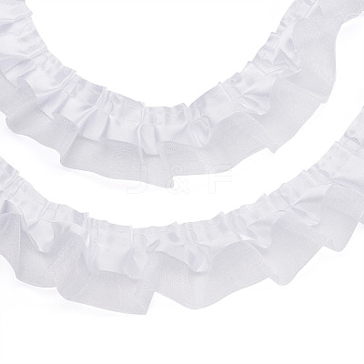 2-Layer Pleated Satin Organza Ribbons PJ-TAC0004-02A-1