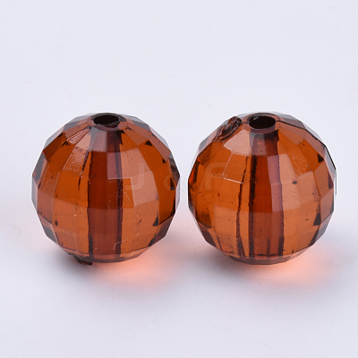 Transparent Acrylic Beads TACR-Q254-8mm-V60-1