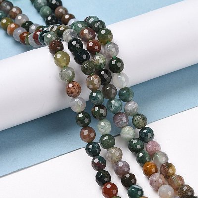 Natural Indian Agate Beads Strands G-E571-24A-1