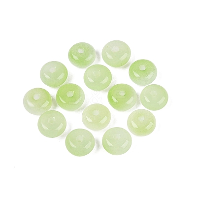 Baking Paint Imitation Jade Glass Beads GL-N006-01B-08-1