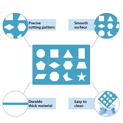 Acrylic Earring Handwork Template DIY-WH0359-024-1