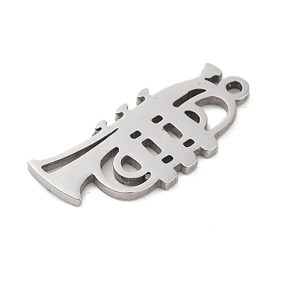 Non-Tarnish 5Pcs 201 Stainless Steel Pendants STAS-B064-13P-1