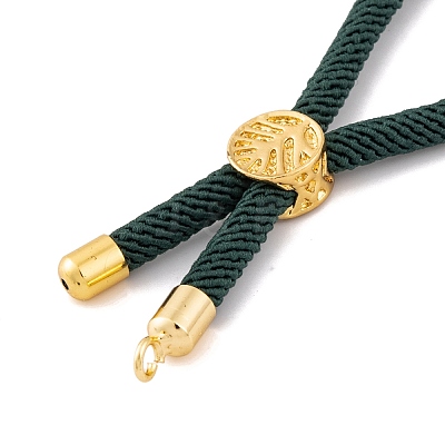 Nylon Cords Bracelet Makings Fit for Connector Charms AJEW-P116-01G-22-1