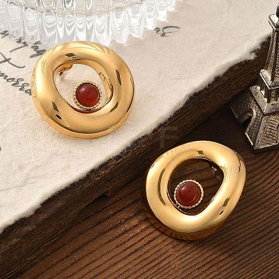 304 Stainless Steel Stud Earrings STAS-Z112-12G-02-1