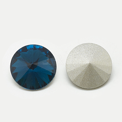 Pointed Back Glass Rhinestone Cabochons RGLA-T086-10mm-14-1