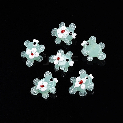 Handmade Lampwork Bumpy Beads Strands LAMP-T021-25G-1