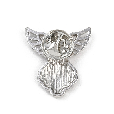 Angel Alloy Lapel Pin Backs for Backpack Clothes JEWB-F039-05-1