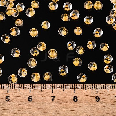 6/0 Inside Colours Transparent Glass Seed Beads X1-SEED-T007-07F-1
