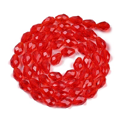 Transparent Glass Beads Strands EGLA-N013-T6mm-D12-1