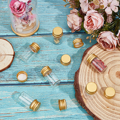 Glass Bottles Bead Containers CON-BC0007-63A-1