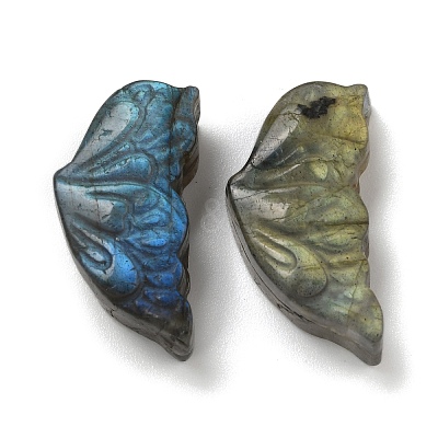 Natural Labradorite Carved Cabochons G-C152-03B-1