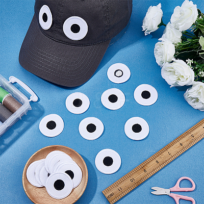 20Pcs Polyester Thread Computerized Embroidery Iron On/Sew On Patches PATC-PH0001-84-1