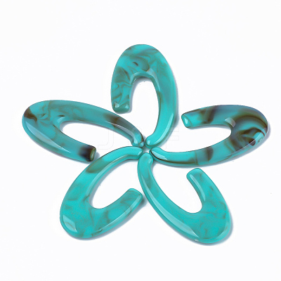 Acrylic Beads OACR-T008-04E-1
