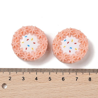 Opaque Resin Imitation Food Decoden Cabochons CRES-L037-15A-1