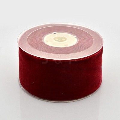 Polyester Velvet Ribbon for Gift Packing and Festival Decoration SRIB-M001-50mm-260-1