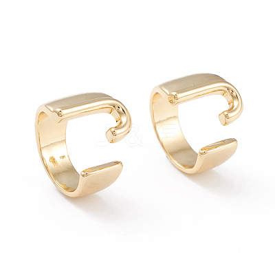 Brass Cuff Rings RJEW-L097-06J-1