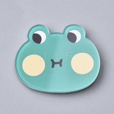 Acrylic Safety Brooches JEWB-F012-02-1