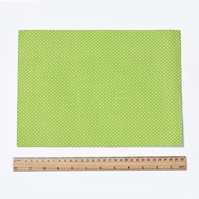 Polka Dot Pattern  Printed A4 Polyester Fabric Sheets DIY-WH0158-63A-04-1