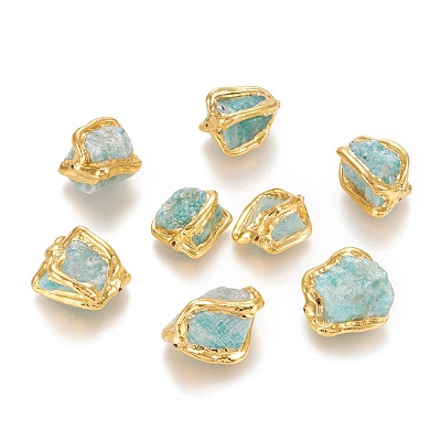 Raw Rough Natural Amazonite Beads X-G-P439-F04-1