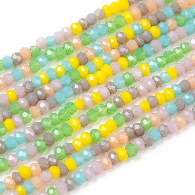 Faceted Glass Beads Strands GLAA-G074-A04-1