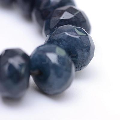 Natural White Jade Bead Strands G-R343-2x4-14-1