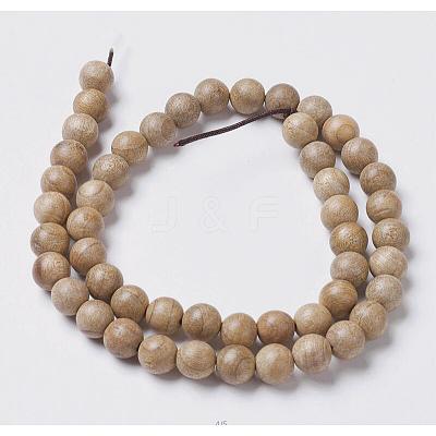 Natural Wood Beads Strands X-WOOD-J001-02-10mm-1