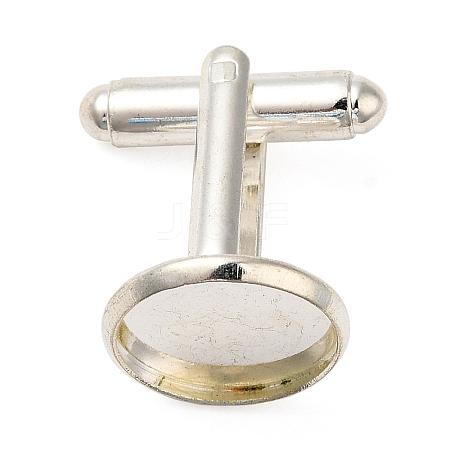 Flat Round Brass Cuff Settings LS-KK-XCP0001-72S-1