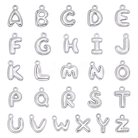 26Pcs 26 Styles Brass Charms KK-WR0001-93-1
