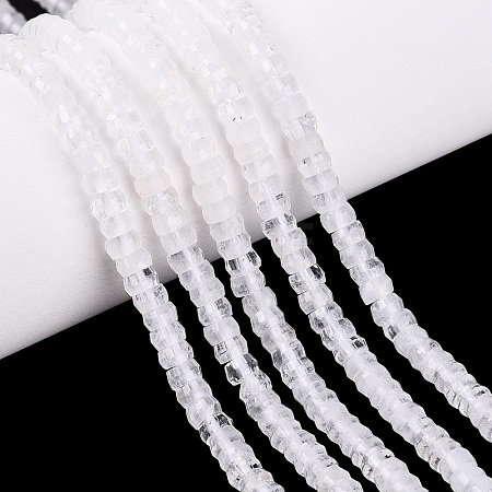 Natural Quartz Crystal Beads Strands G-Q606-46A-18-1