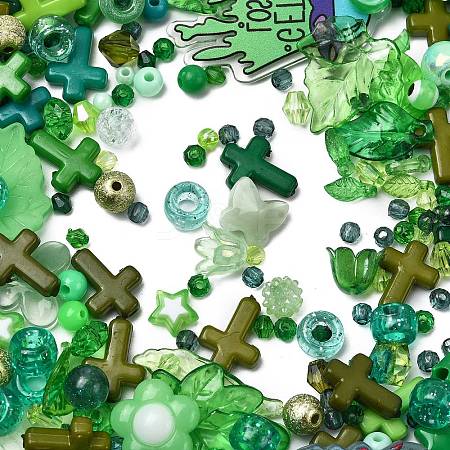 Opaque & Transparent Acrylic Beads SACR-XCP0001-06H-1