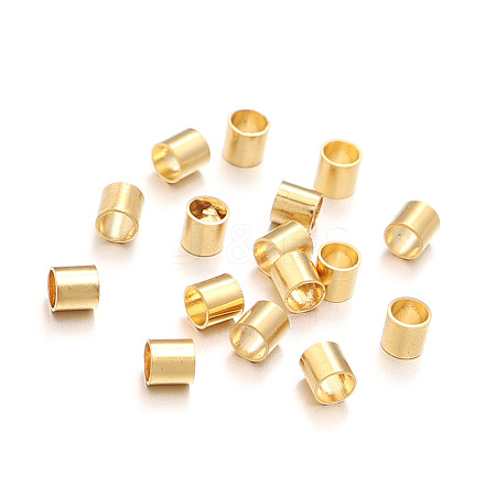 201 Stainless Steel Crimp Beads STAS-N119-01C-G-1