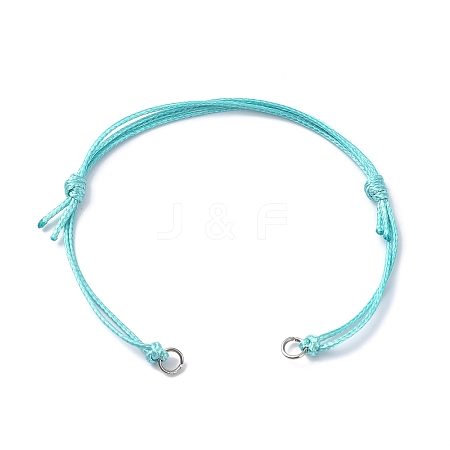 Adjustable Eco-Friendly Korean Waxed Polyester Cord Bracelet Making AJEW-JB01195-01-1