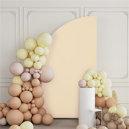 Cloth D-shaped Arch Backdrop Cover for Birthday Party Wedding Baby Shower Decorations DIY-WH20079-043C-1